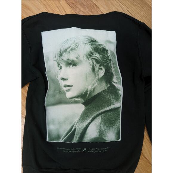 Taylor Swift Life Was A Willow Hoodie Size S Evermore Album Eras Tour Swiftie - Picture 8 of 9